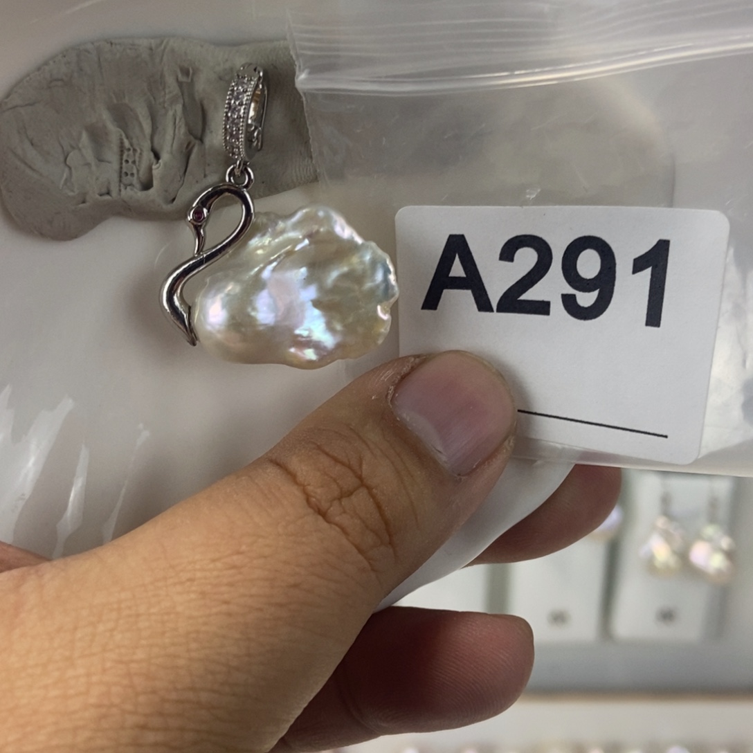 淡水珍珠吊坠(不含链)合金