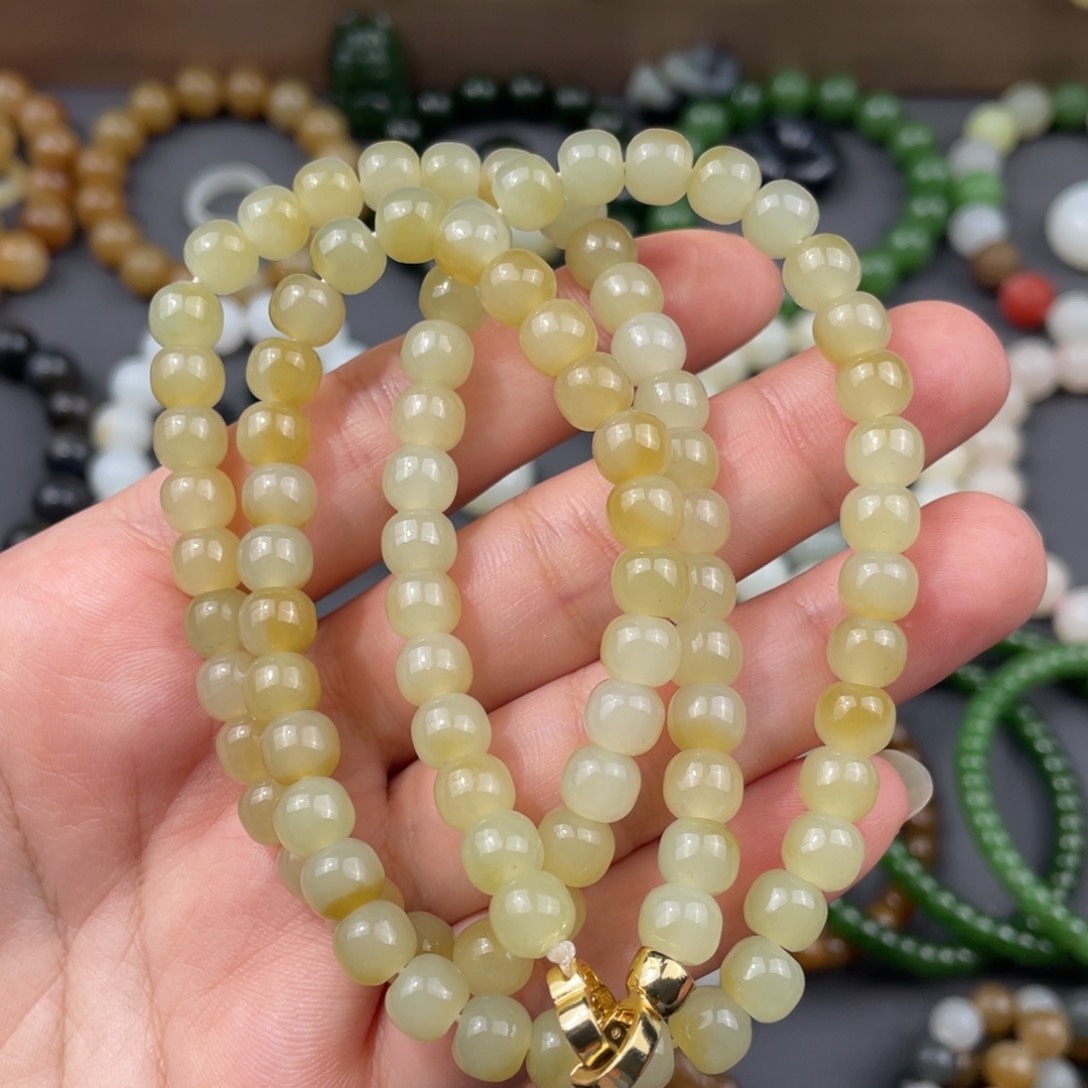 和田玉手串未镶嵌