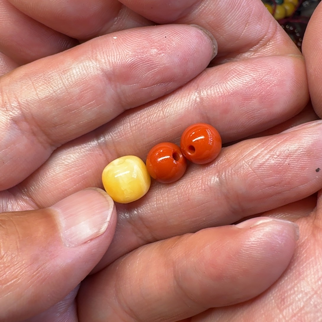 古***月玻璃颈饰藏传精品吊坠项链套装