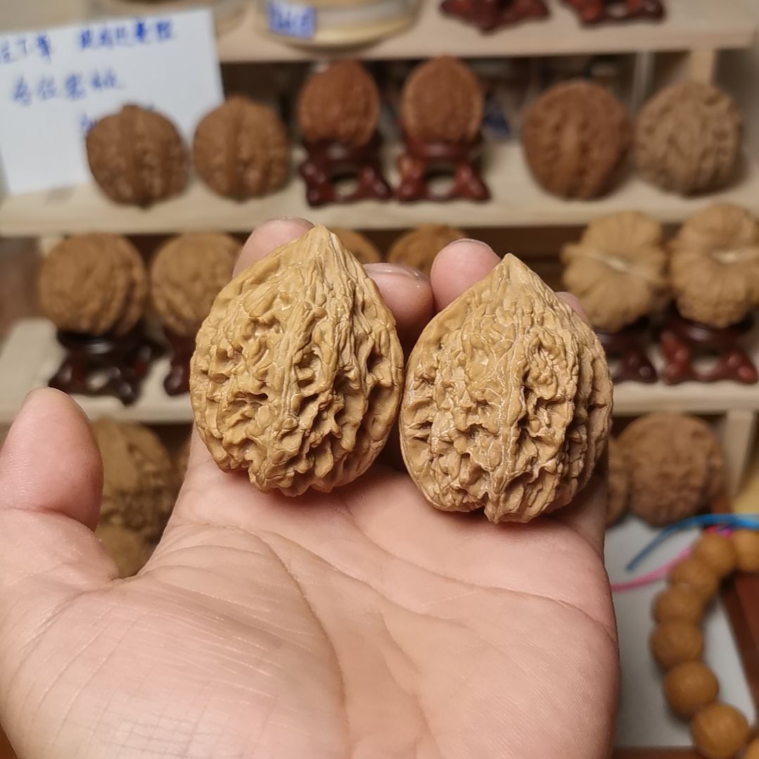 核桃文玩核桃高端小众大沽石全品练手对