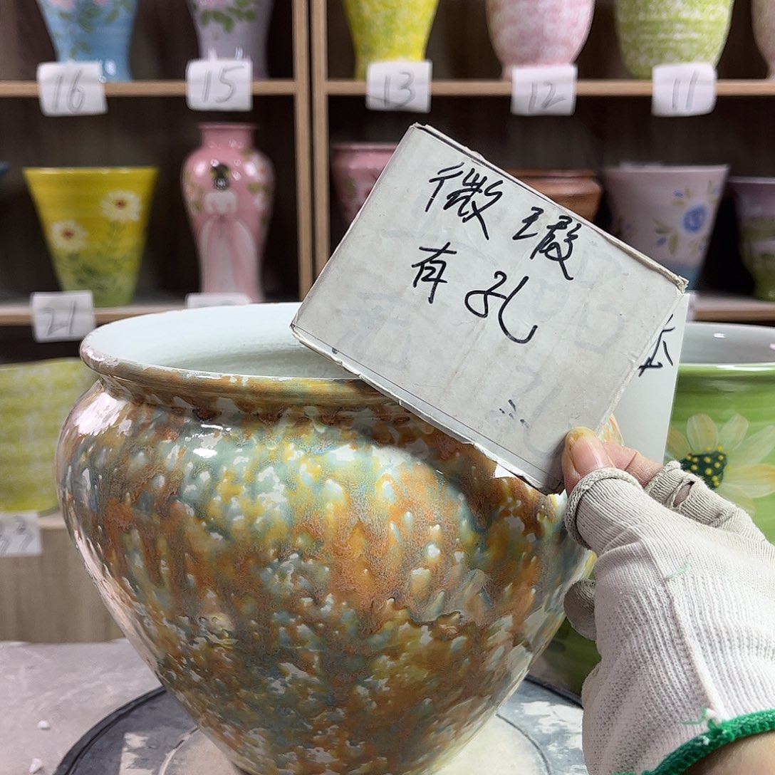 景德镇陶瓷花盆花盆
