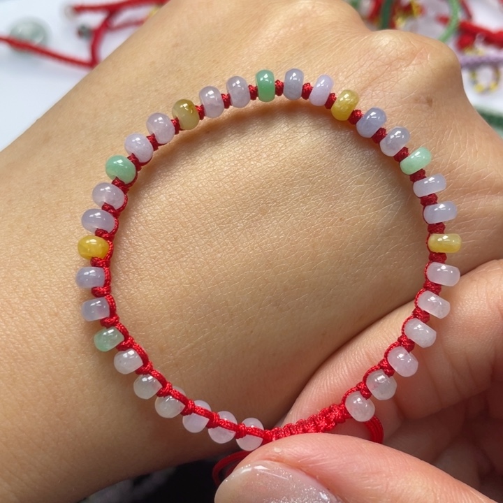 翡翠未镶嵌手绳78999090