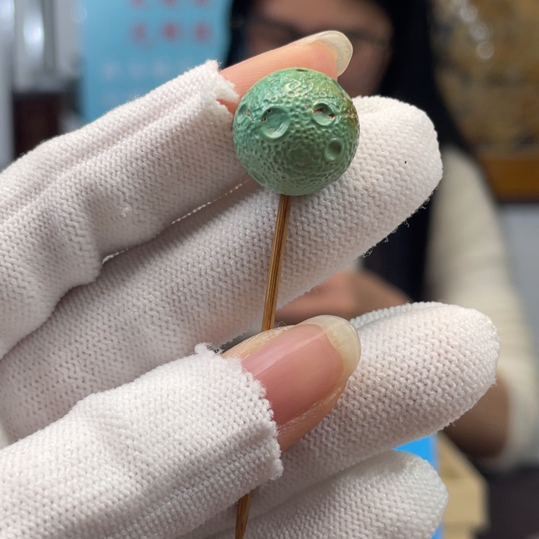 绿松石未镶嵌挂件