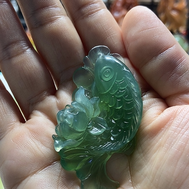 用***8蛇纹石玉未镶嵌颈饰