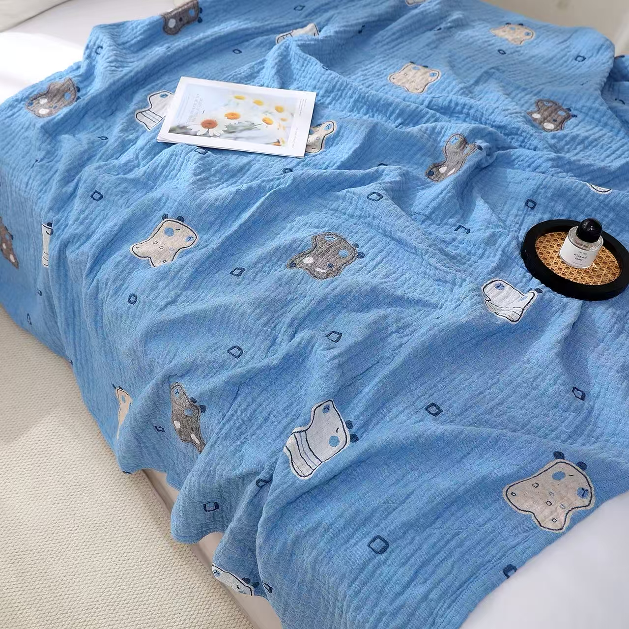 【蓝卡皮】150*200cm   多功能盖毯