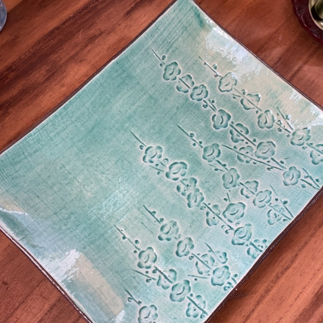 瓷片吉向方形器皿