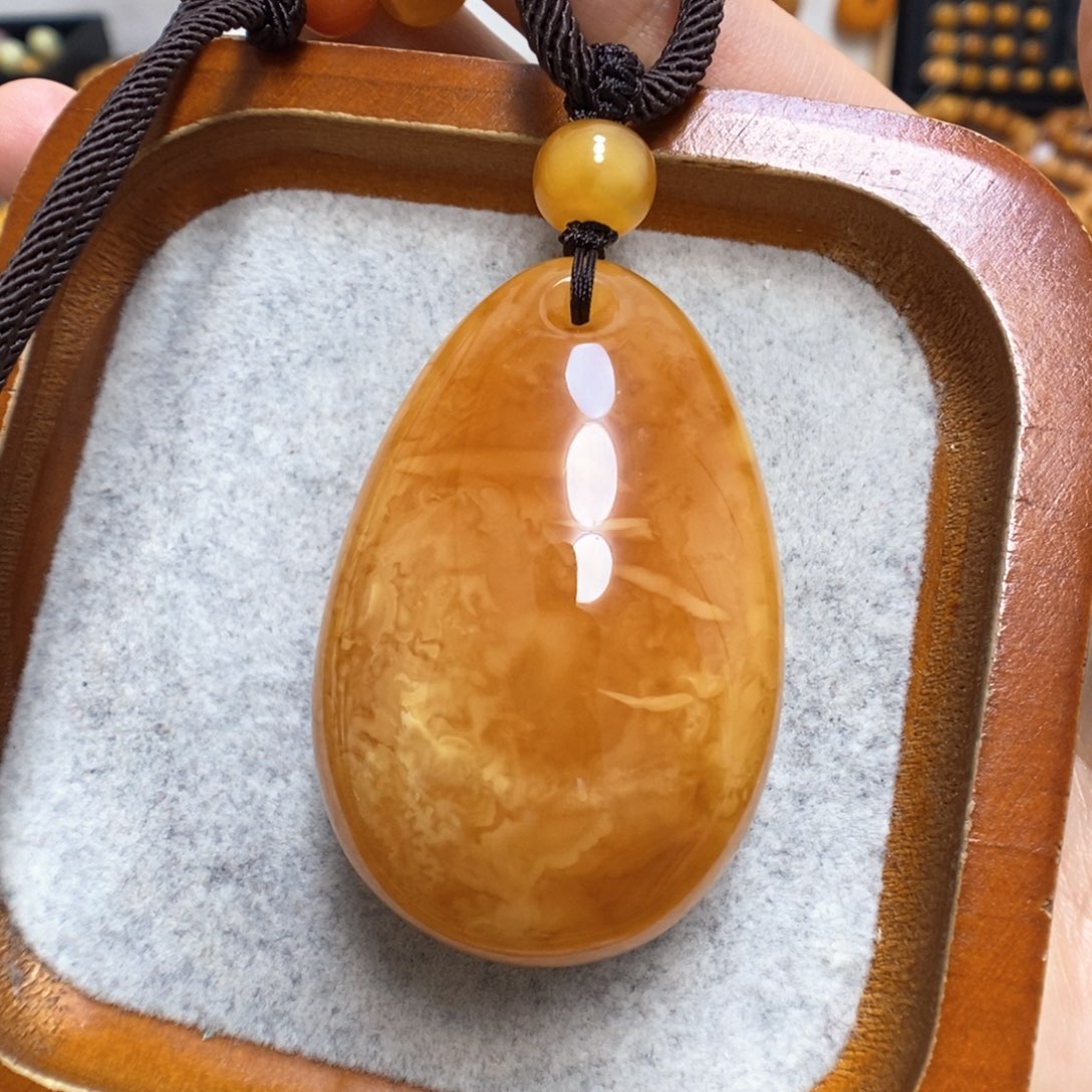 蜜蜡颈饰未镶嵌蜜蜡
