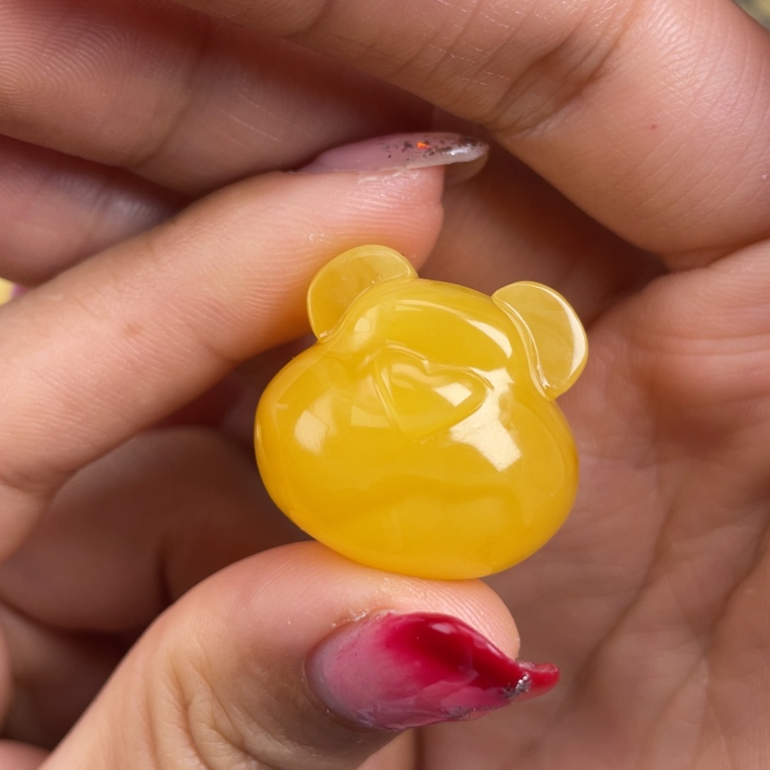 琥珀裸石未镶嵌蜜蜡