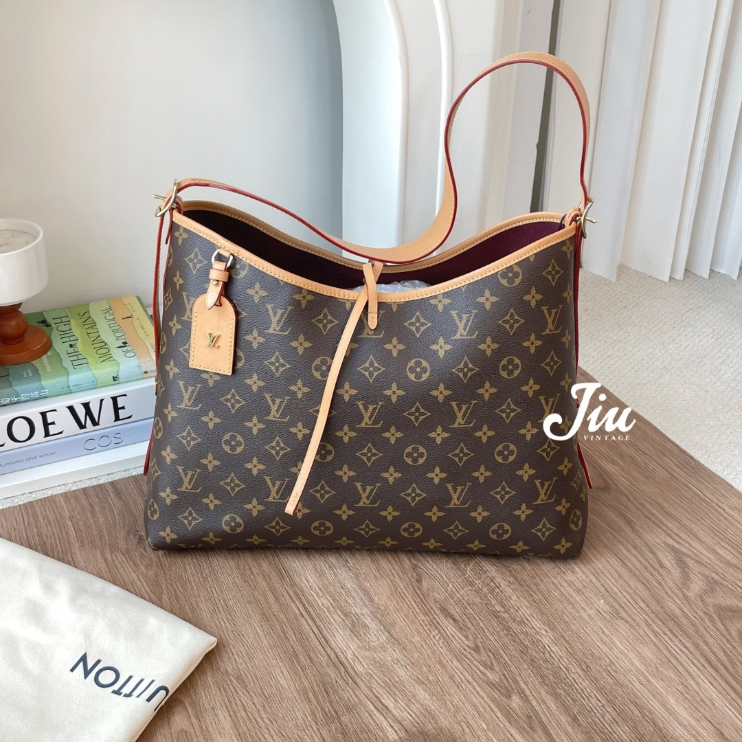 99新 LouisVuitton/路易威登 中号carryall单肩包芯片NJM-0143