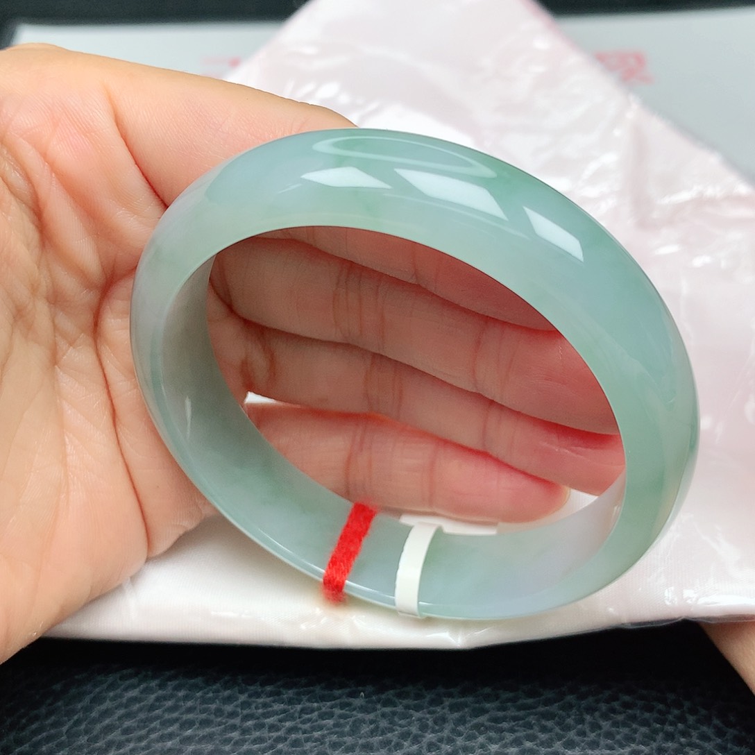 未镶嵌手镯翡翠冰胶海蓝之谜轮胎6