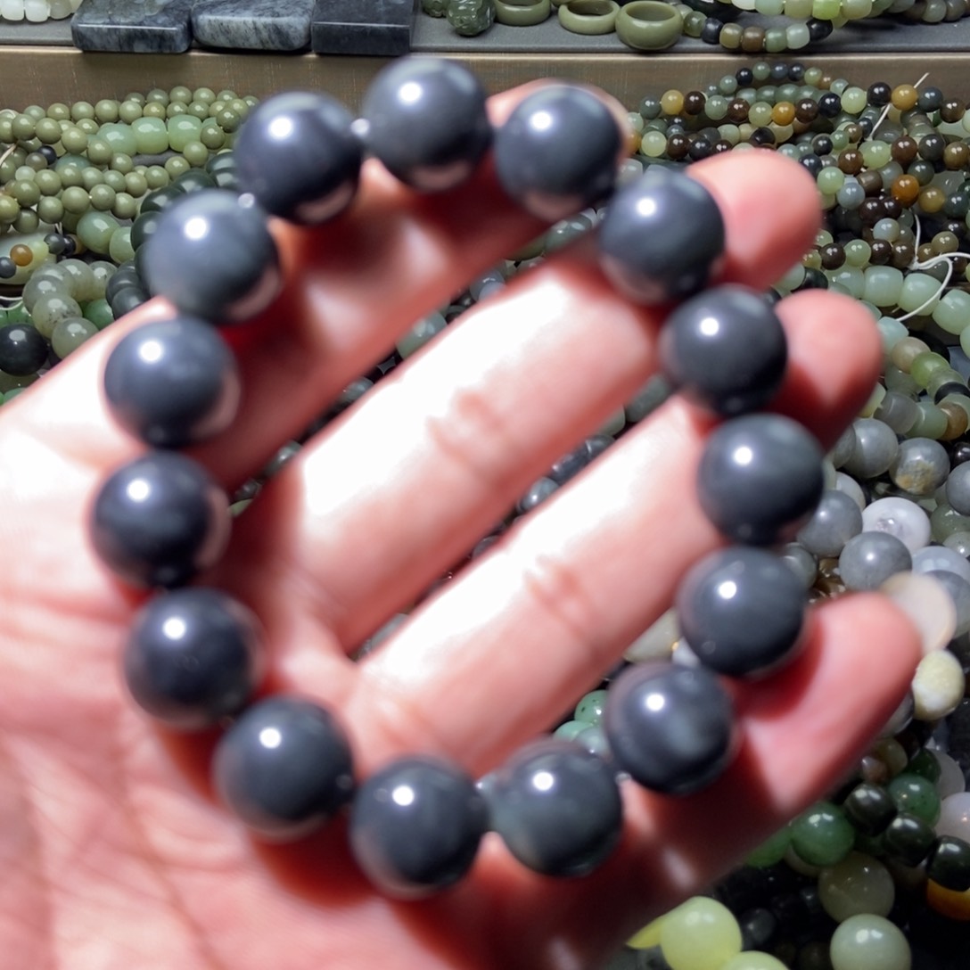 和田玉手链未镶嵌