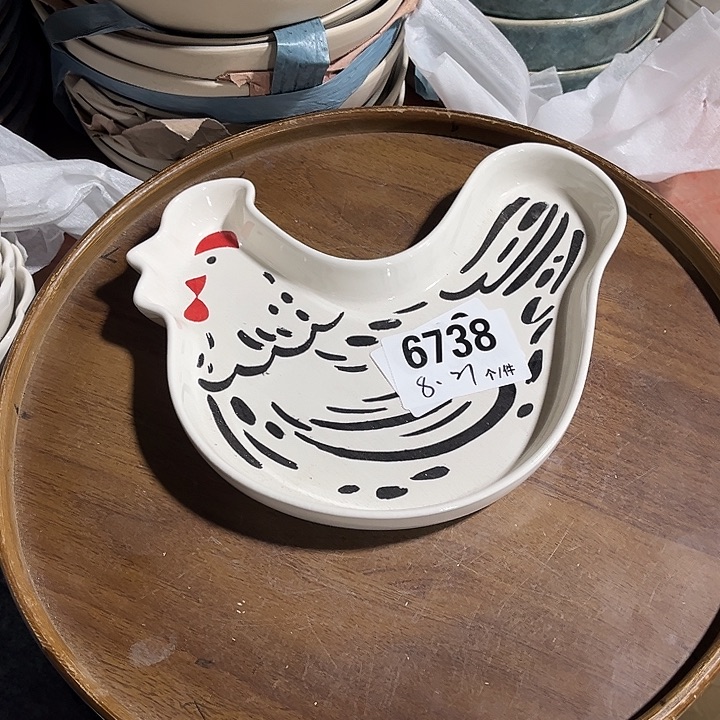 瓷微瑕外贸餐具6738