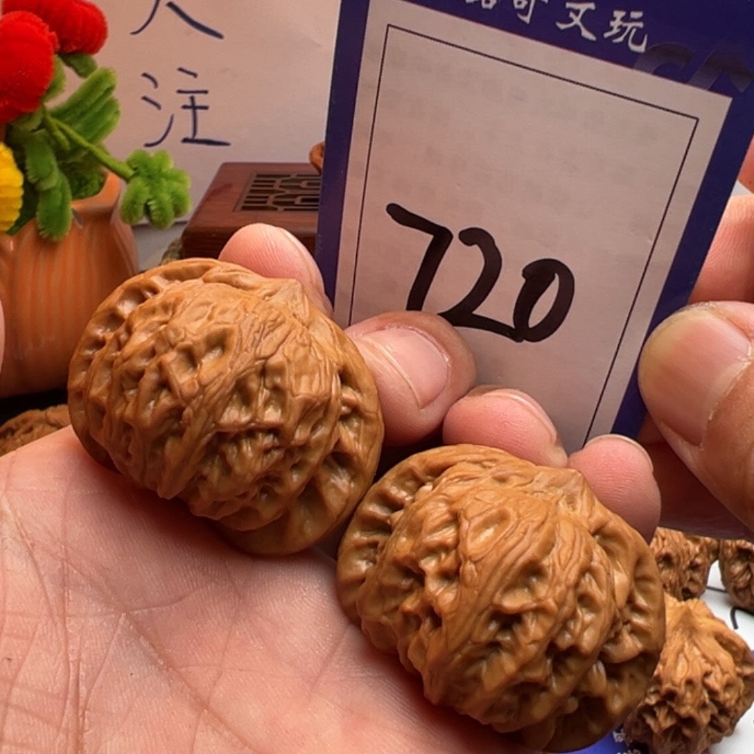 文玩核桃把件全品战鼓40尺寸720号