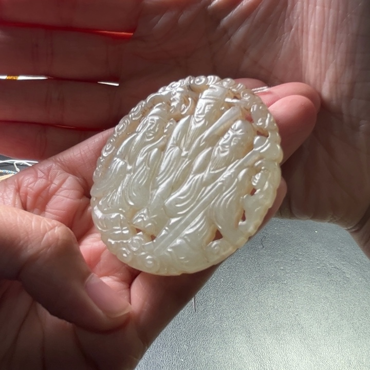 和田玉挂件未镶嵌用****5