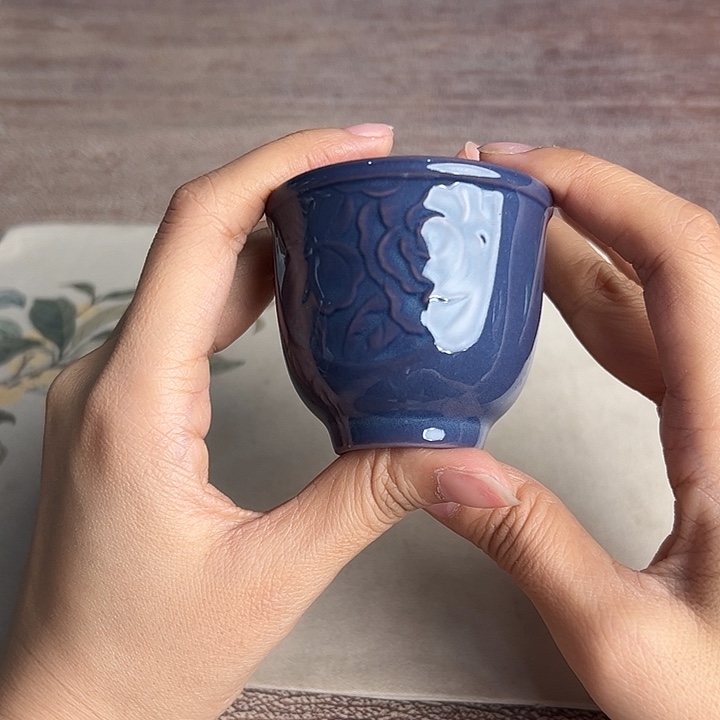 龙泉云间青瓷小米茶器