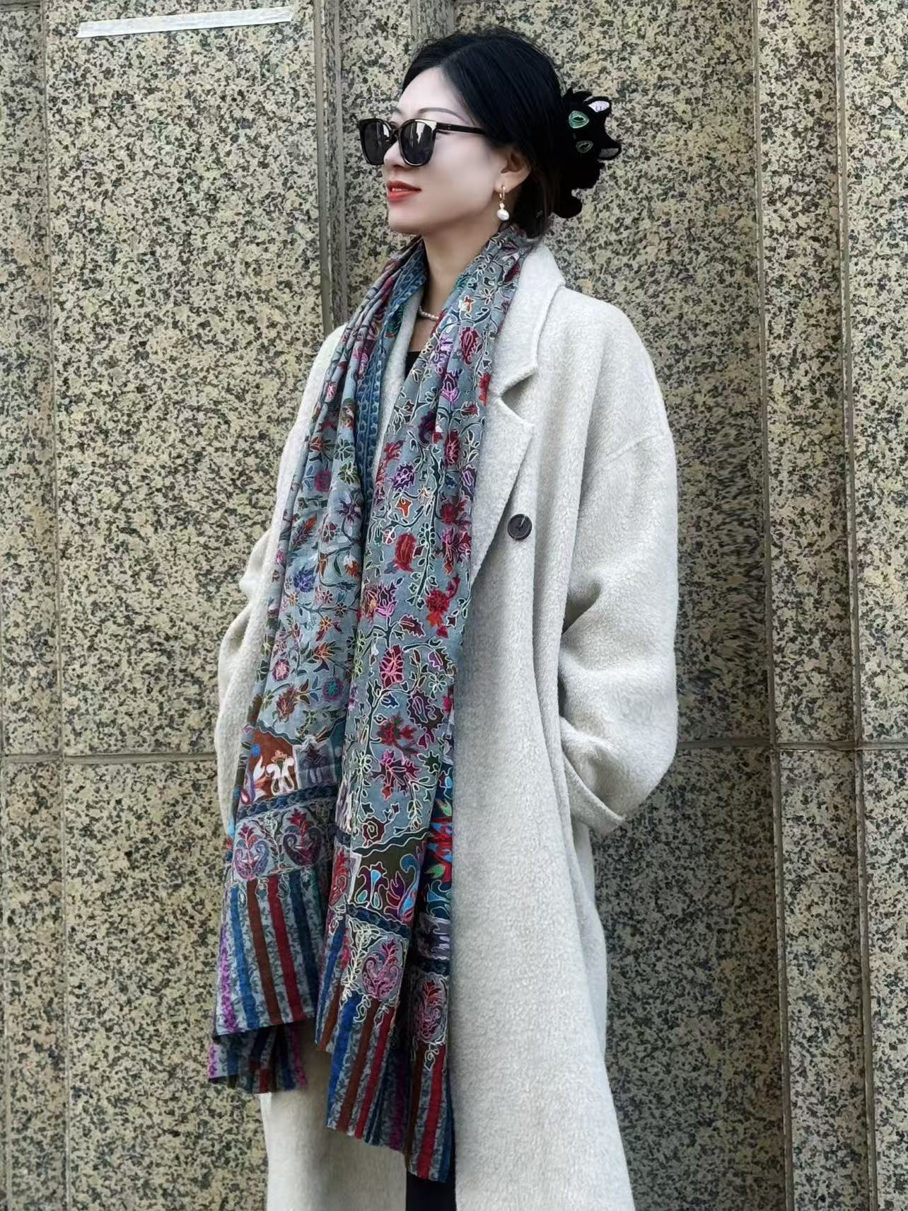 【 A Y N 】450自选 克什米尔围巾披肩 国内现货 独家定制 限定配色