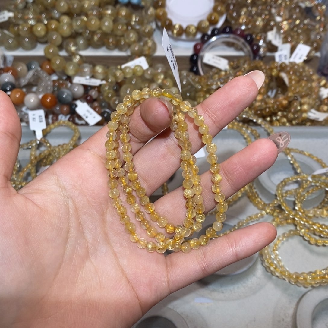 水晶手链未镶嵌渐****…手链