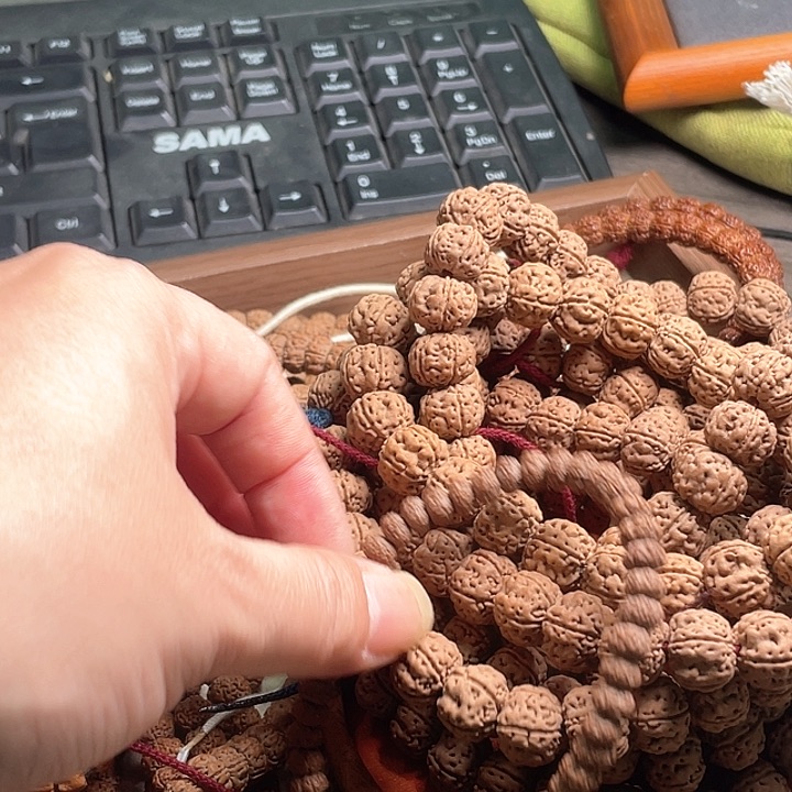 金刚菩提吊坠平细金刚