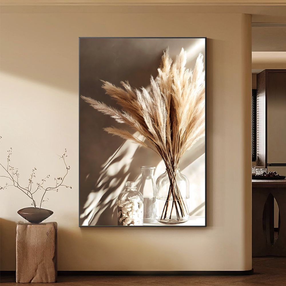 暖阳客厅沙发玄关背景墙挂画简约玄关餐厅卧室轻奢沙发背景装饰画