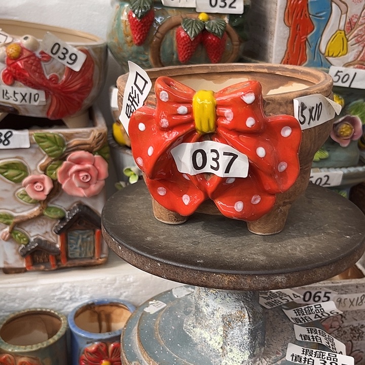 粗陶材质多肉花盆