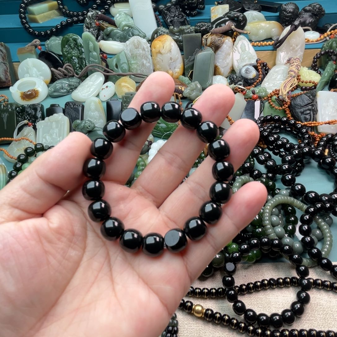 和田玉手链未镶嵌y*w