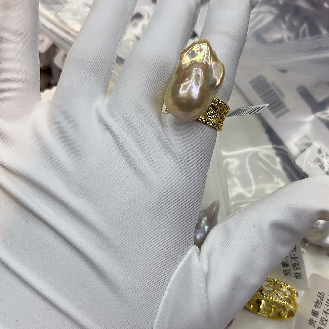 耳饰淡水珍珠合金