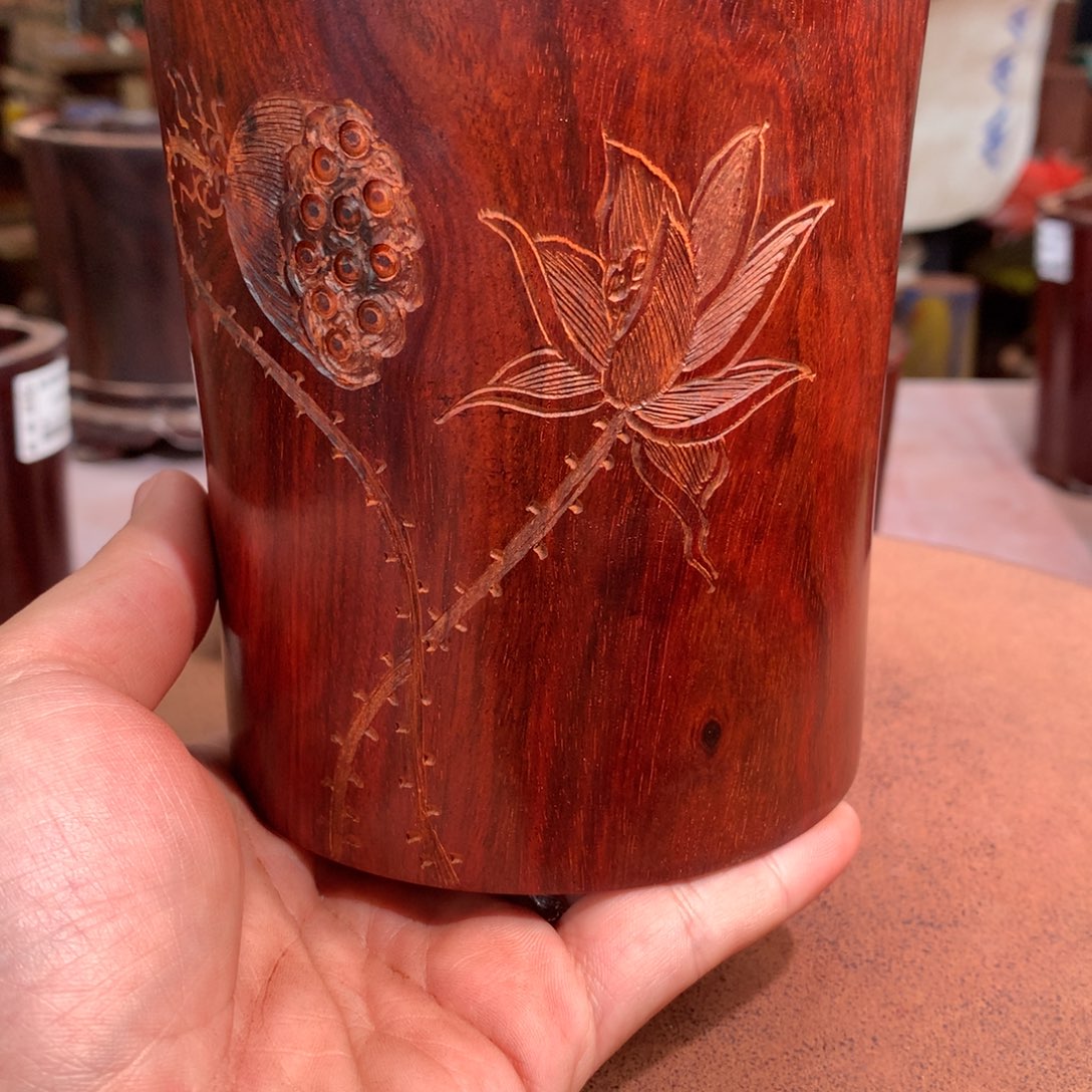 用***4木笔筒工艺大漏价