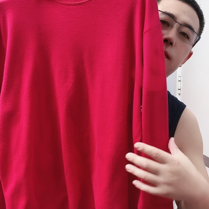 4xl纯棉513上衣红！123456789555555