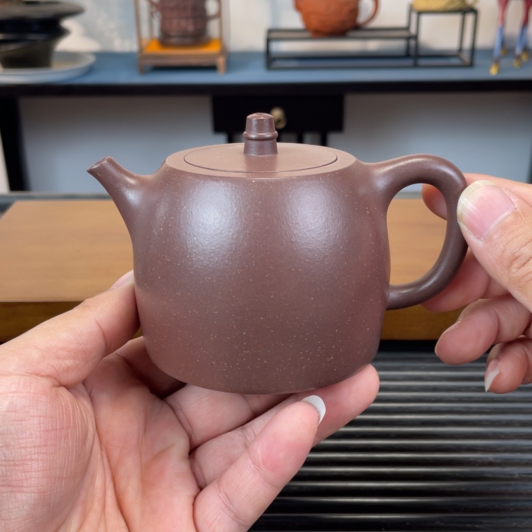 茶壶紫砂底槽青汉铎230cc