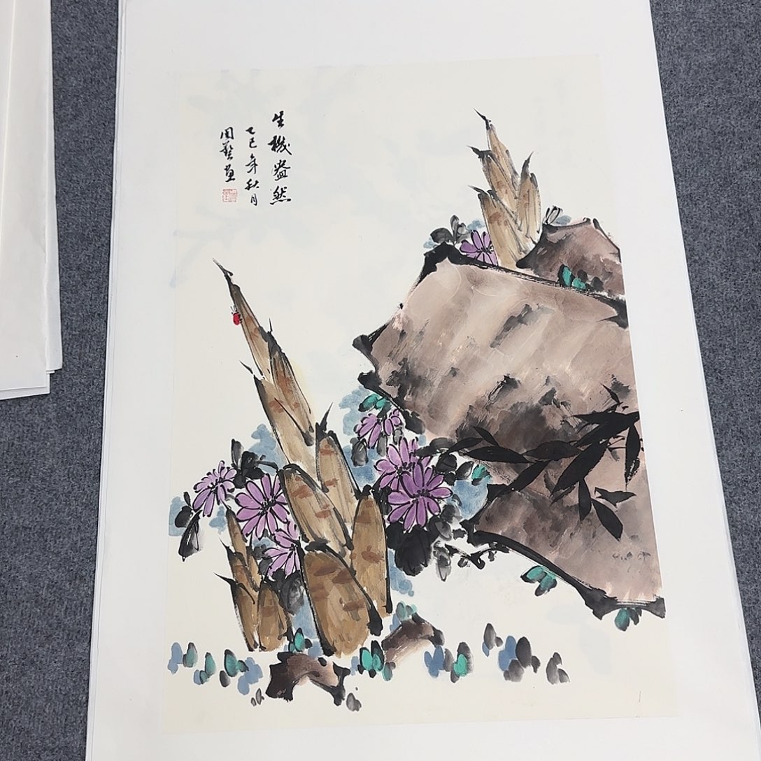 国画68*45纯手绘周艺