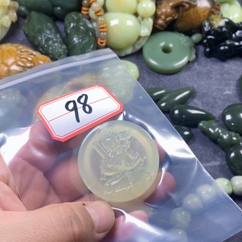 合金蛇纹石玉手链