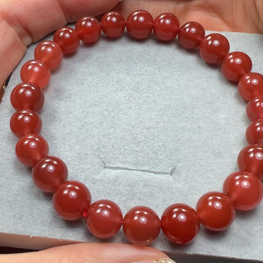 南红玛瑙未镶嵌手串