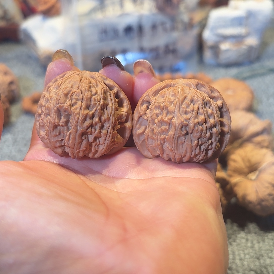 核桃文玩核桃白狮子39