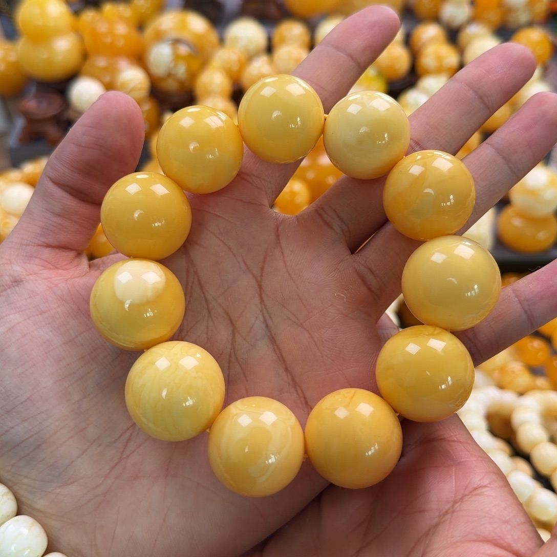 琥珀未镶嵌珠宝奇石23mm