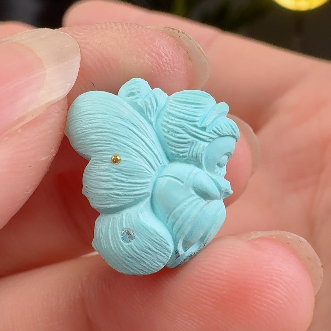 绿松石珠宝奇石未镶嵌