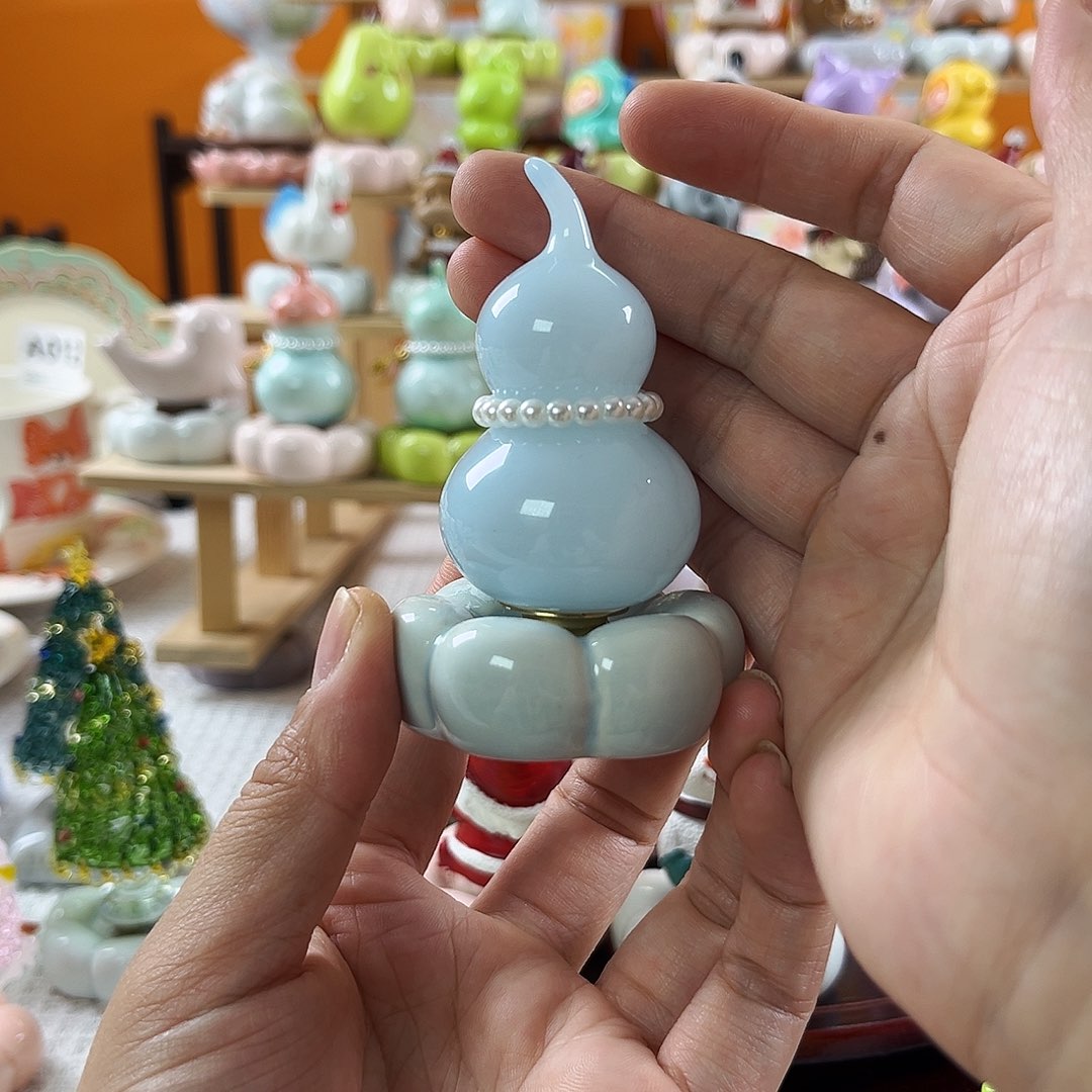陶陶瓷转转纯蓝色系