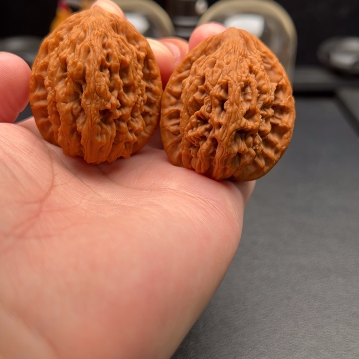 把件文玩核桃39虎头