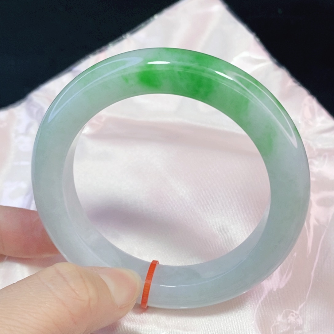 未镶嵌手镯翡翠56.6正圈