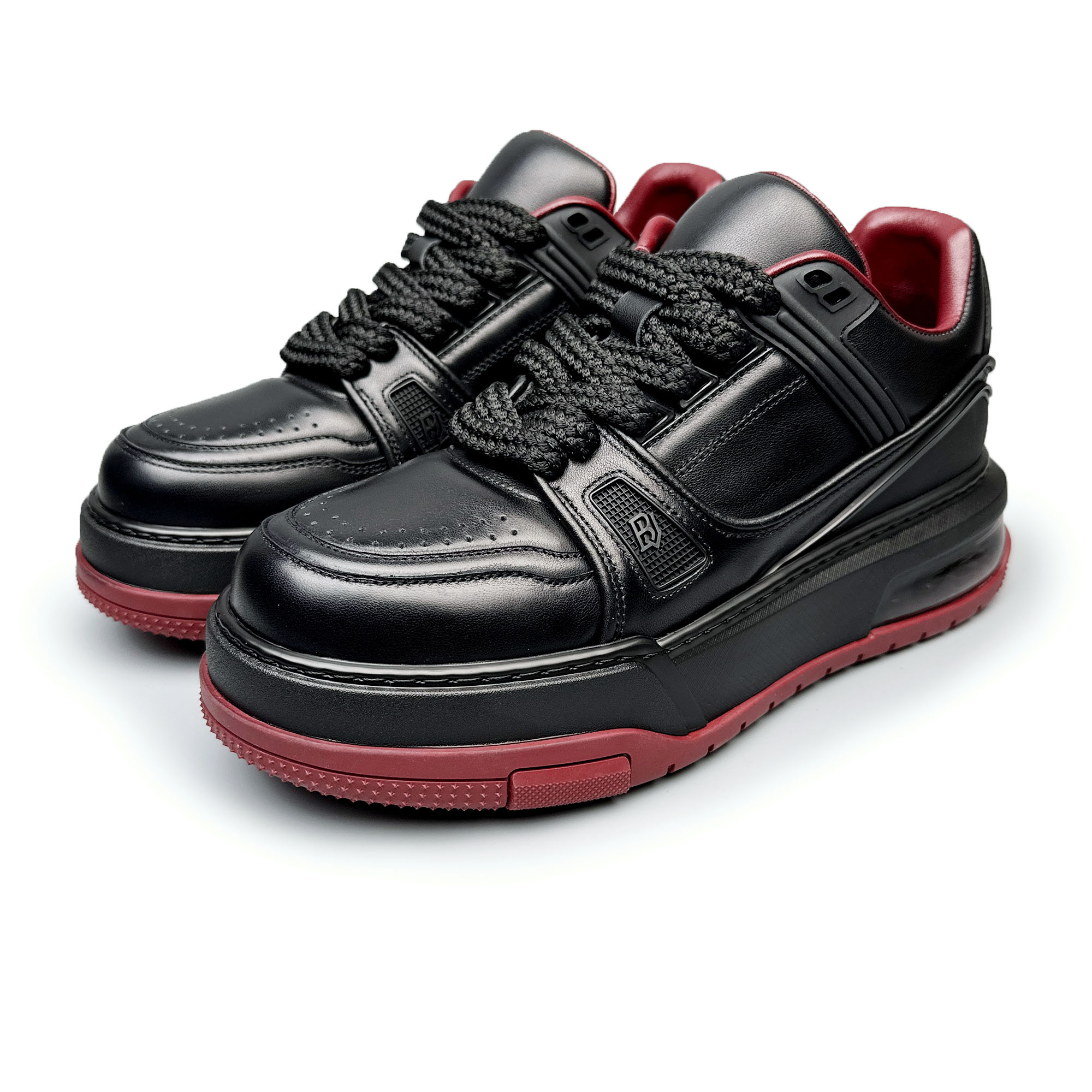 BIEUBRAYR【情侣款】气垫底牛皮轻奢时尚休闲百搭低帮潮鞋