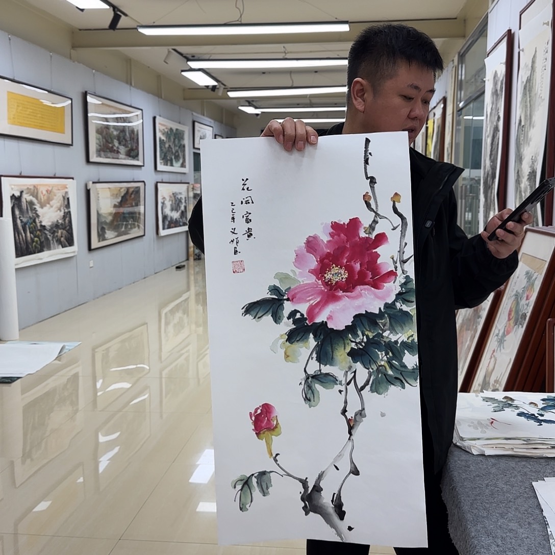 国画国画作品多次