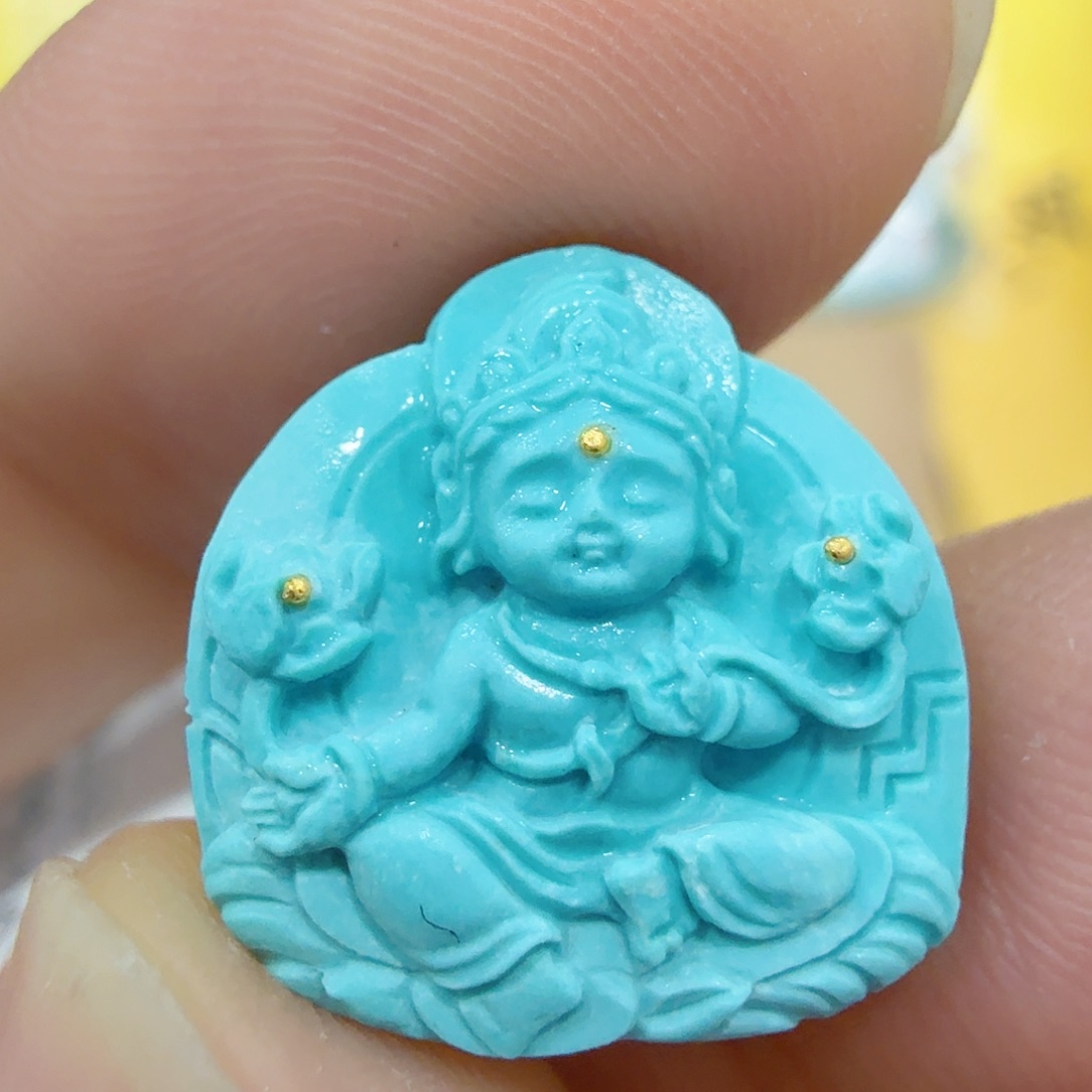 绿松石未镶嵌配饰