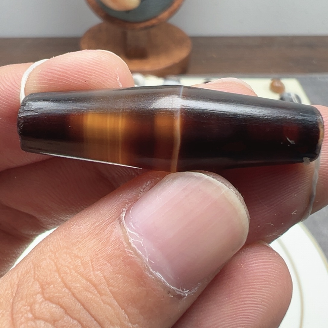 泥塑x   h05-005  11.5×38.8糖色一线缠丝