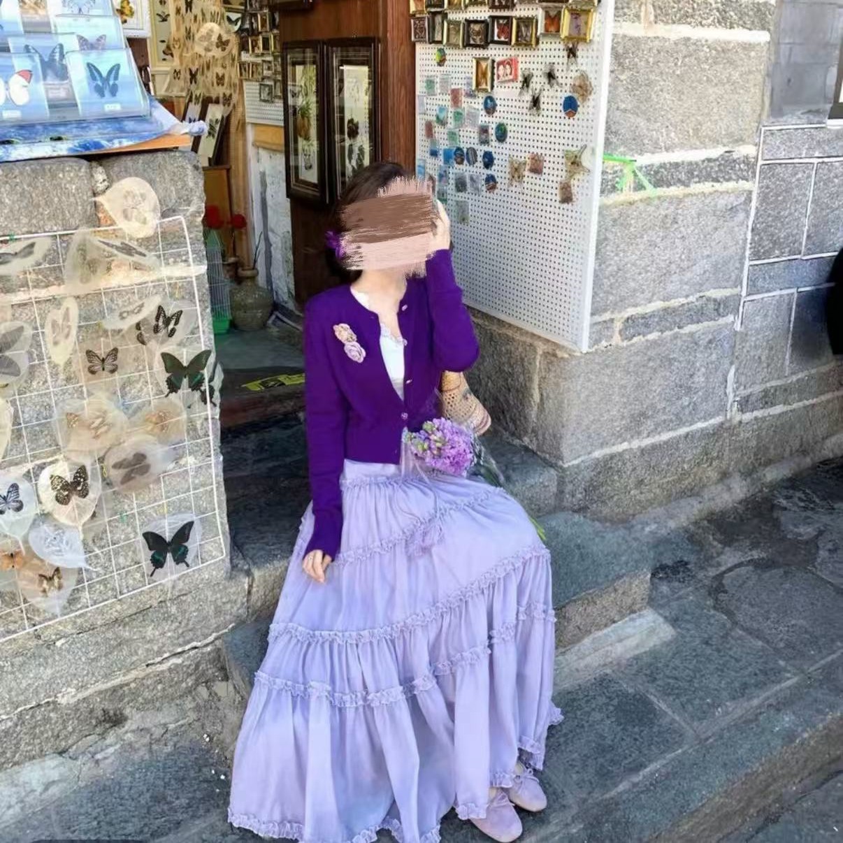 紫色真神（以直播间展示为准）女装套装
