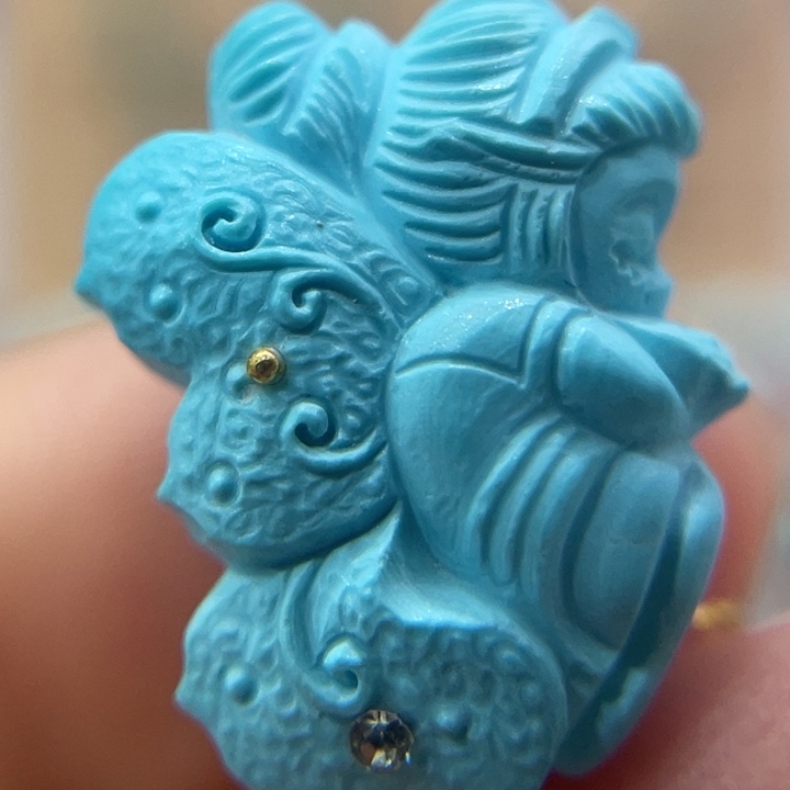 绿松石未镶嵌珠宝奇石