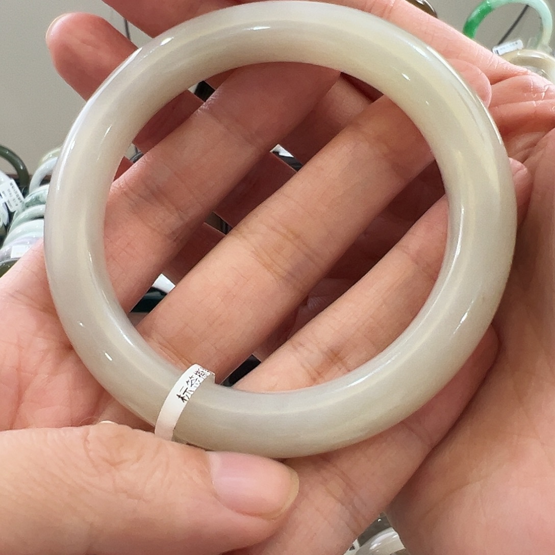 和田玉未镶嵌手链57