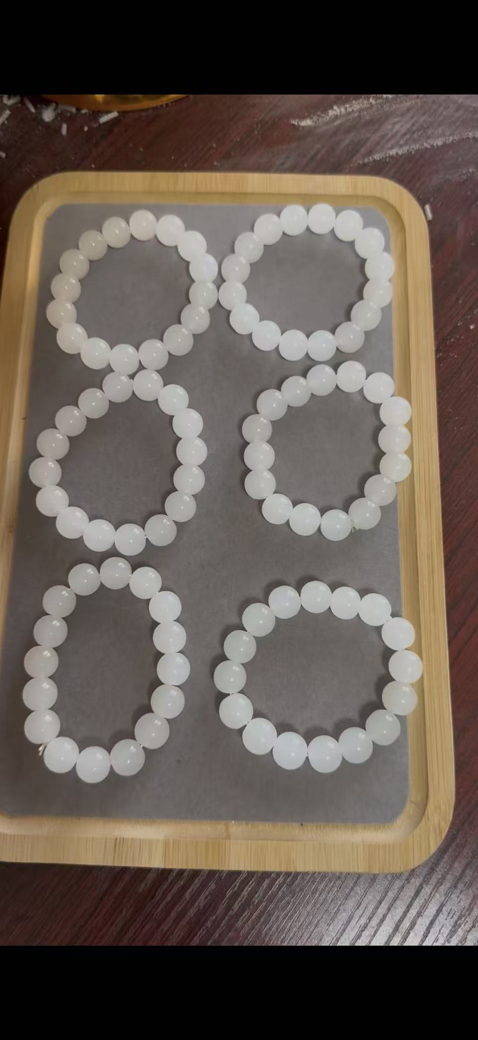 琉璃手链 白月光手串