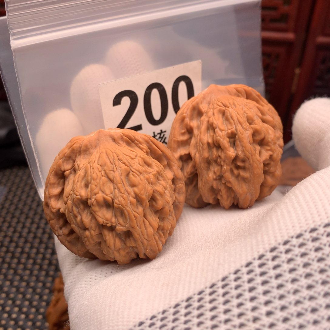 文玩核桃把件虎头43