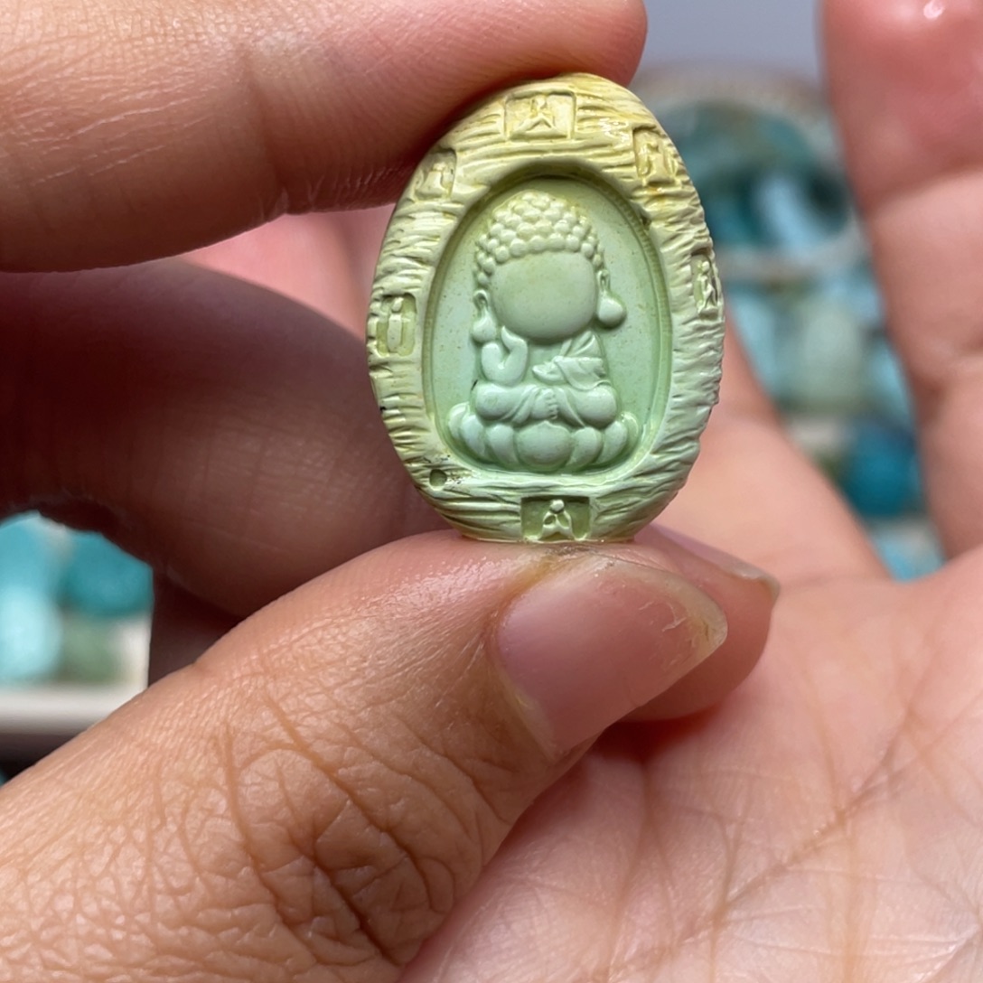 未镶嵌绿松石104绿松石