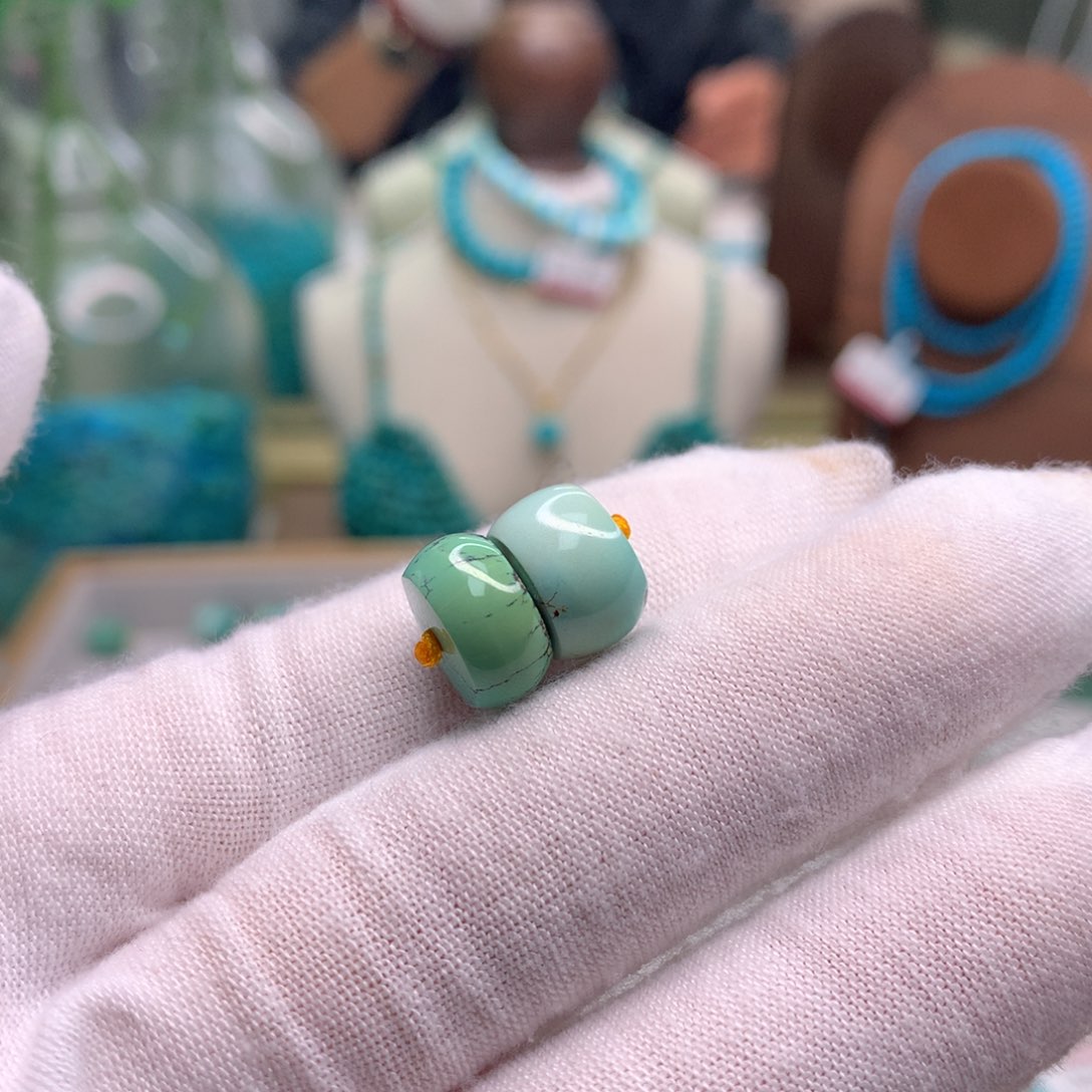 绿松石未镶嵌配饰