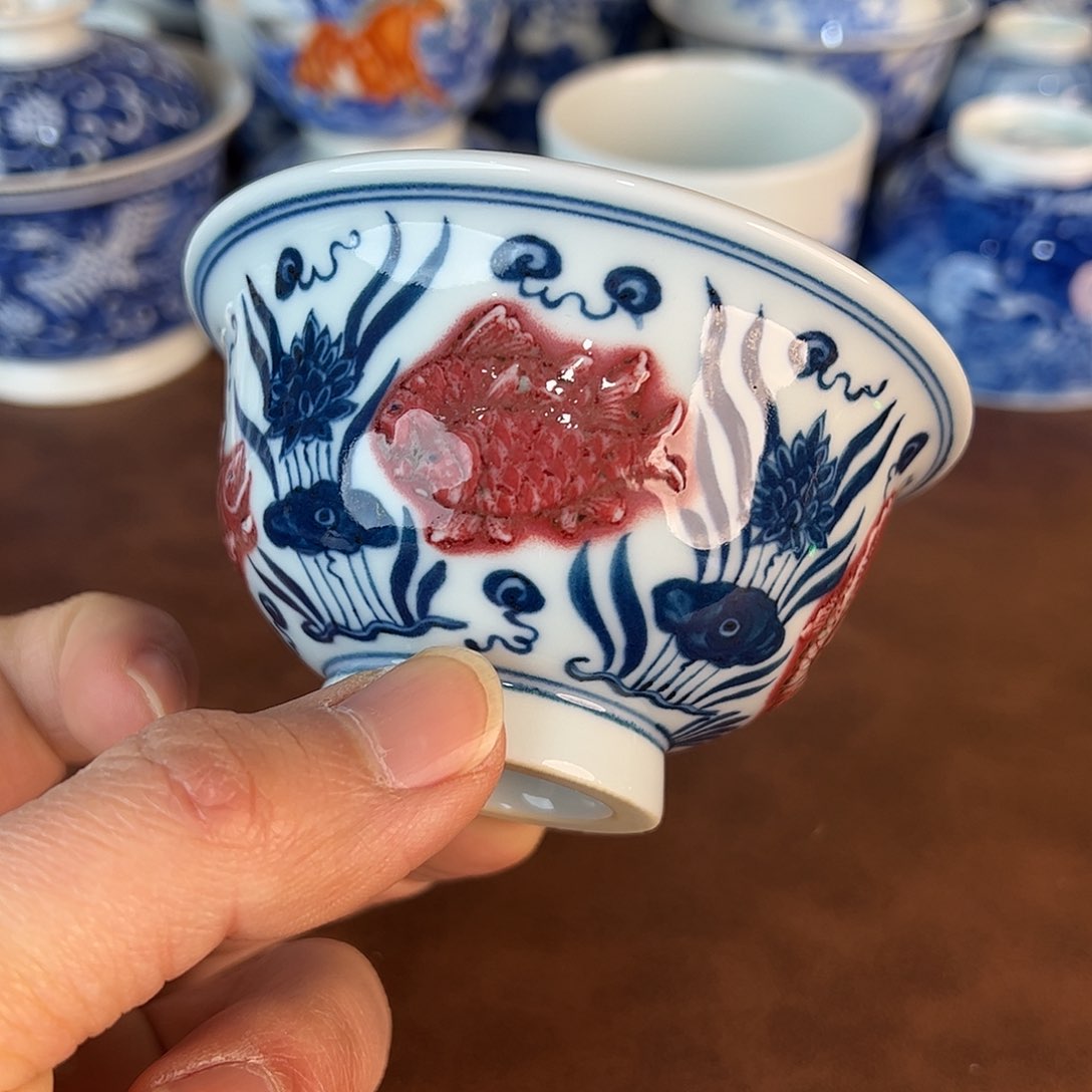 杯景德镇全手工手绘陶瓷